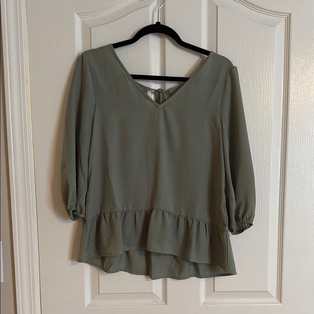 Women's Sage Green Blouse